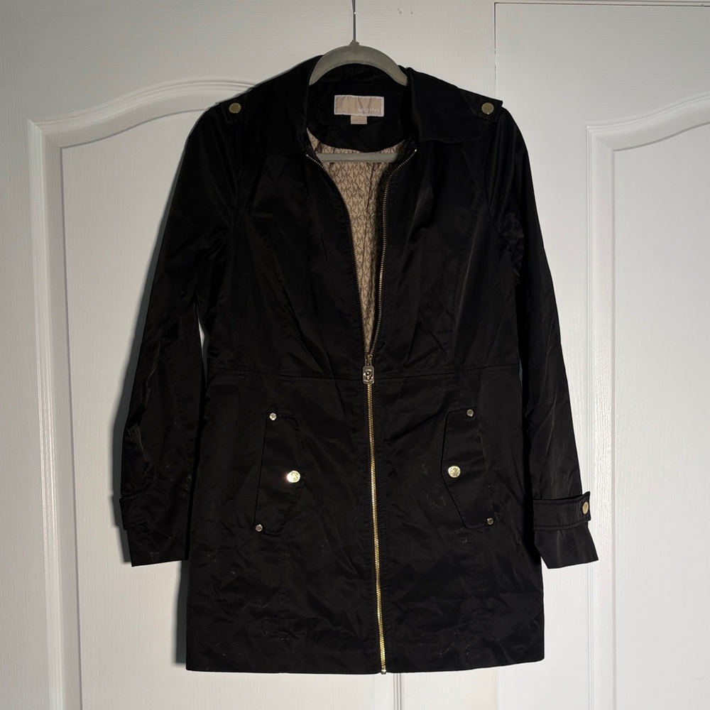 Michael Kors Black Jacket with Gold Buttons